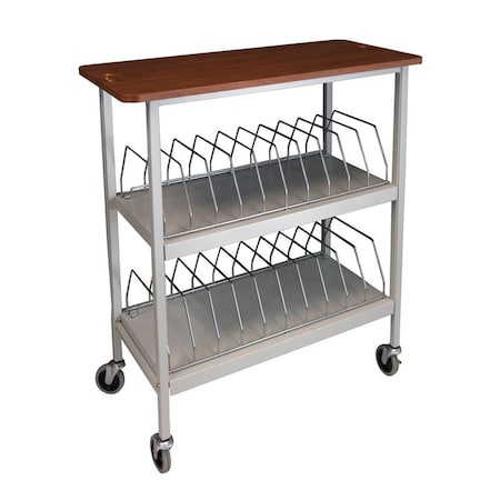 Omnimed Chart Racks Open Style Holds 20 Binders up to 2.75"W (42"HX40"LX18"D) 265002